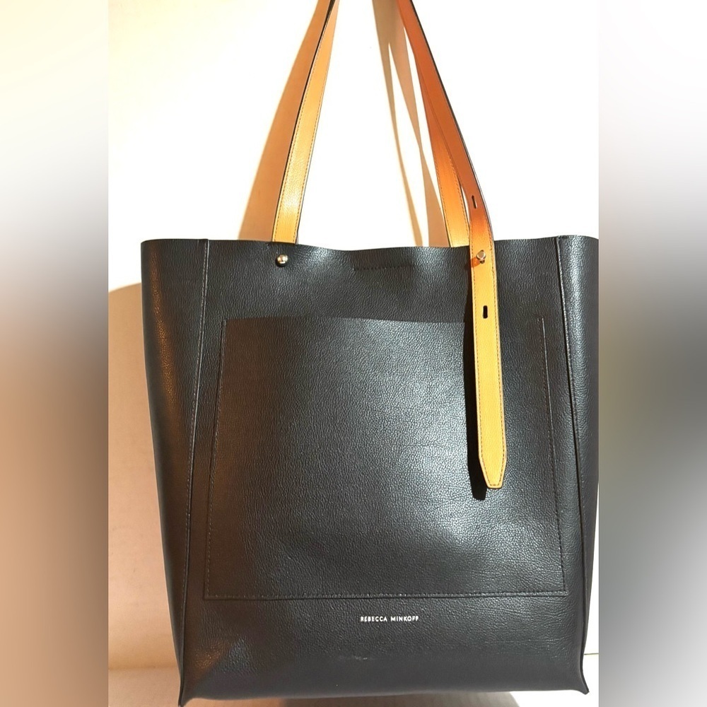 Rebecca Minkoff black leather shoulder handbag